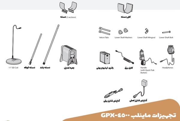 تجهیزات فلزیاب GPX-4500